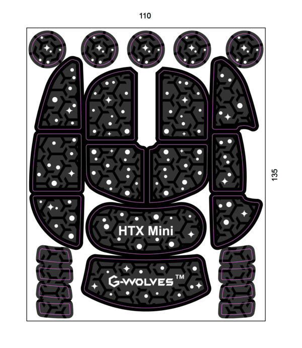 g wolves htr anti slip sticker and foot  skates (复制)